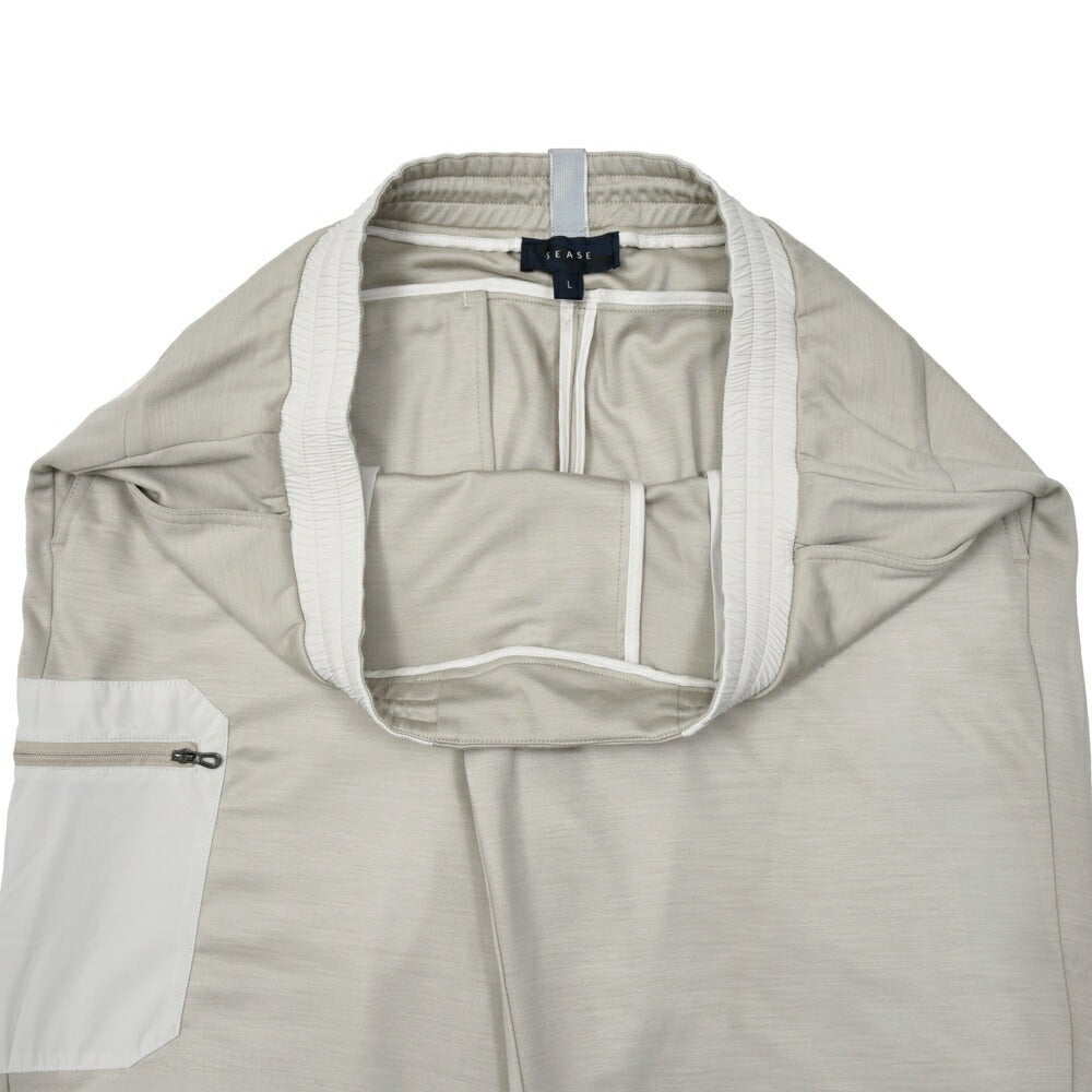 SEASE(シーズ) EASEY DRAWSTRING PANT ウールジャージシャーリングパンツ PT056TJ186 13052008039