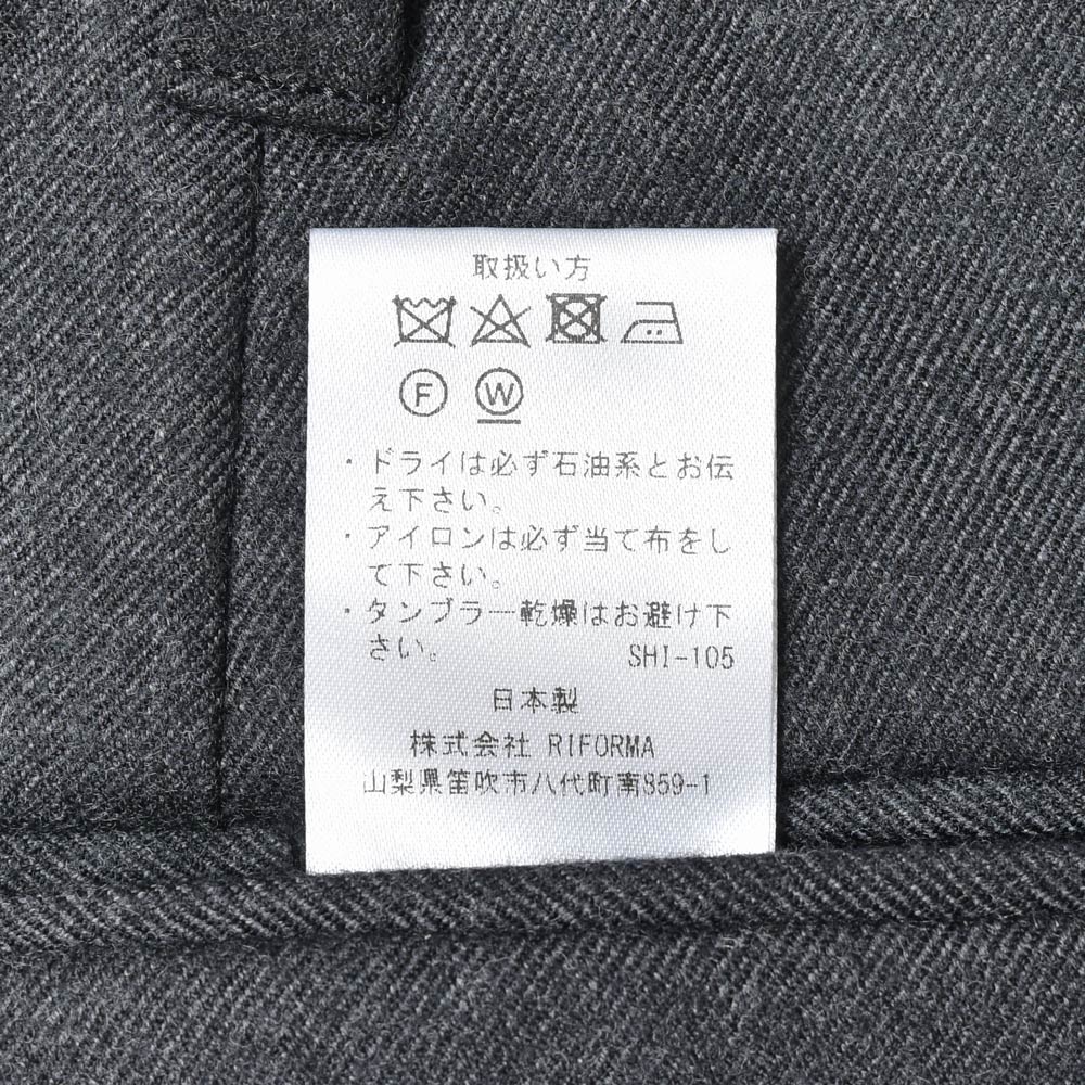 IGARASHI TROUSERS(五十嵐トラウザーズ) ウールストレッチサキソニー1プリーツパンツ / テーパード 13052234187