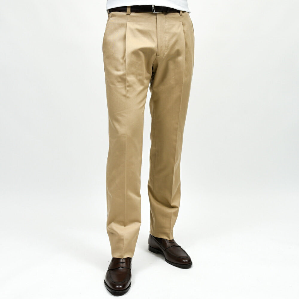IGARASHI TROUSERS(五十嵐トラウザーズ) コットンツイル1プリーツパンツ / テーパード 13052235187