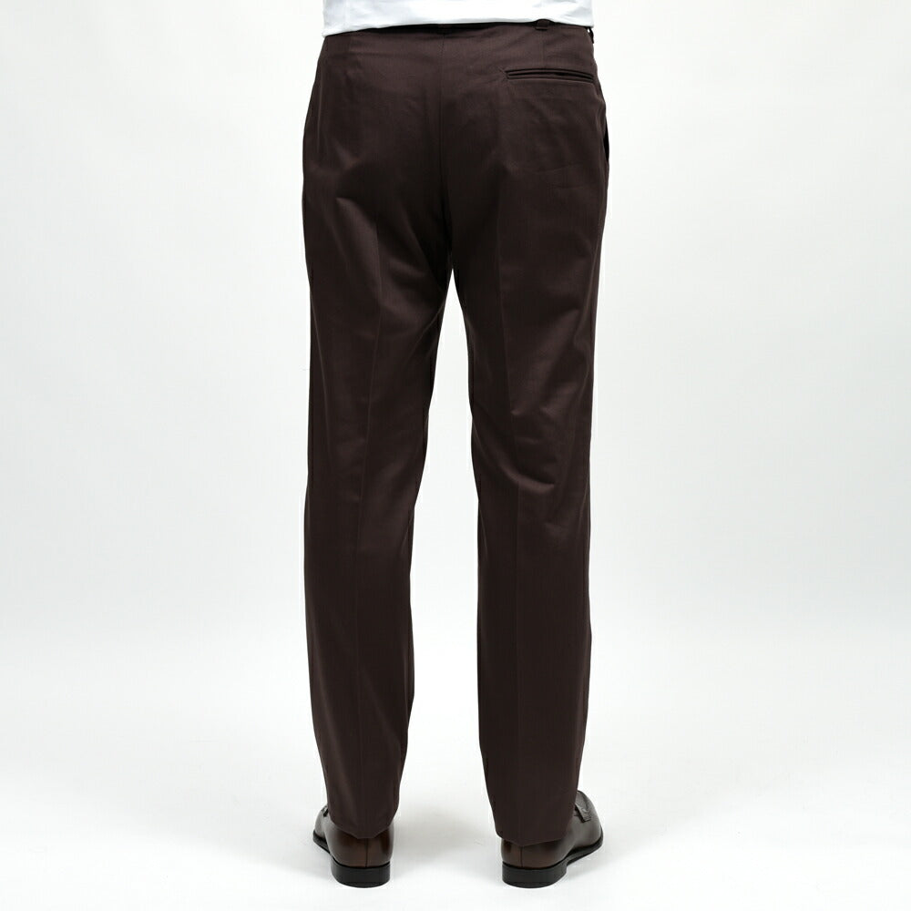 IGARASHI TROUSERS(五十嵐トラウザーズ) コットンツイル1プリーツパンツ / テーパード 13052235187