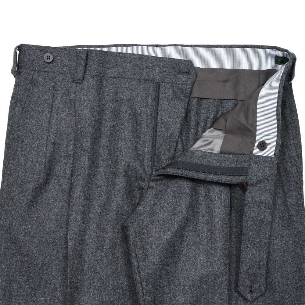 IGARASHI TROUSERS(五十嵐トラウザーズ) ウールフランネル2プリーツパンツ / ストレート / VITALE BARBERIS CANONICO 13052236187