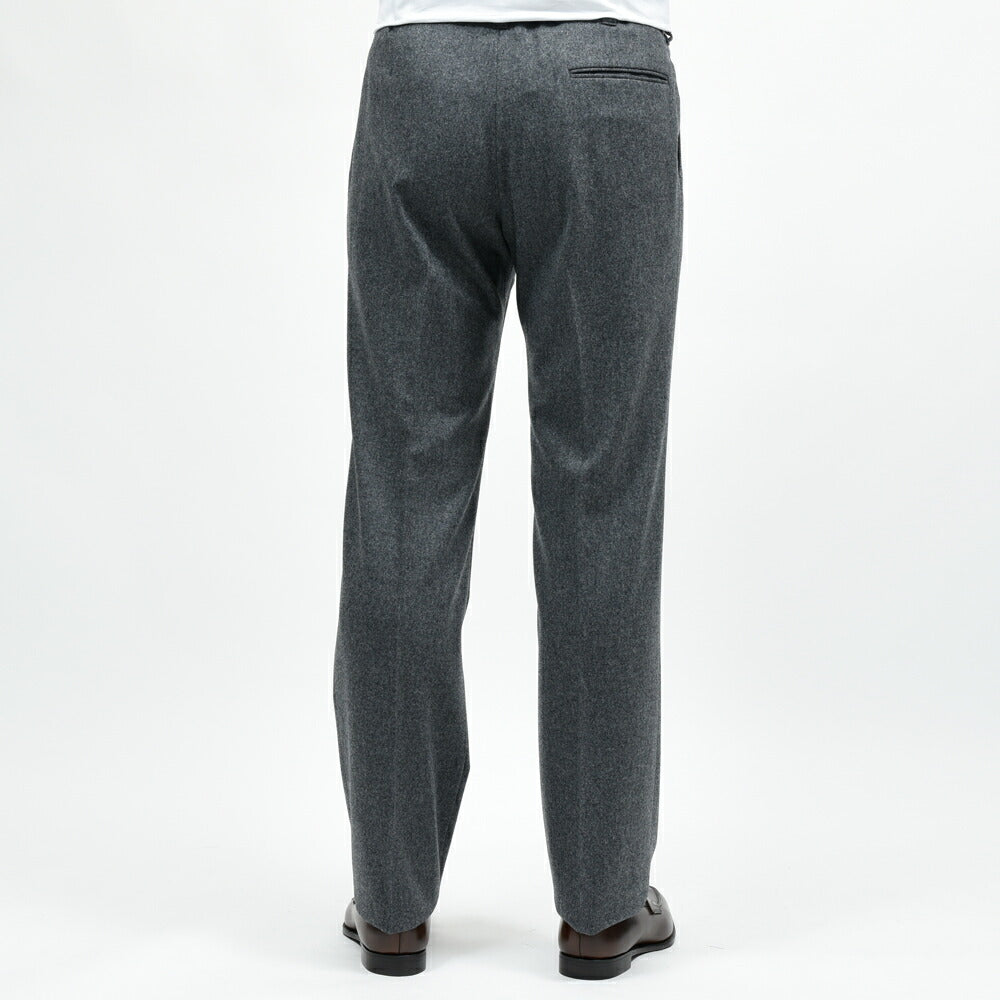 IGARASHI TROUSERS(五十嵐トラウザーズ) ウールフランネル2プリーツパンツ / ストレート / VITALE BARBERIS CANONICO 13052236187