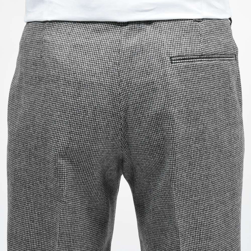 IGARASHI TROUSERS(五十嵐トラウザーズ) ウールハウンドトゥース2プリーツパンツ / ストレート / William Halstead 13052237187