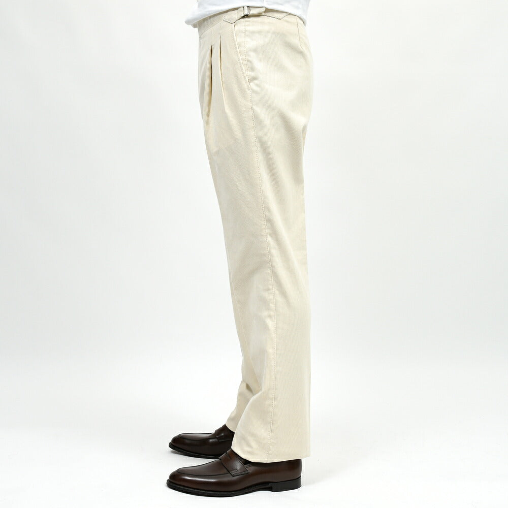 IGARASHI TROUSERS(五十嵐トラウザーズ) コットンコーデュロイサイドアジャスター2プリーツパンツ / ストレート 13052238187