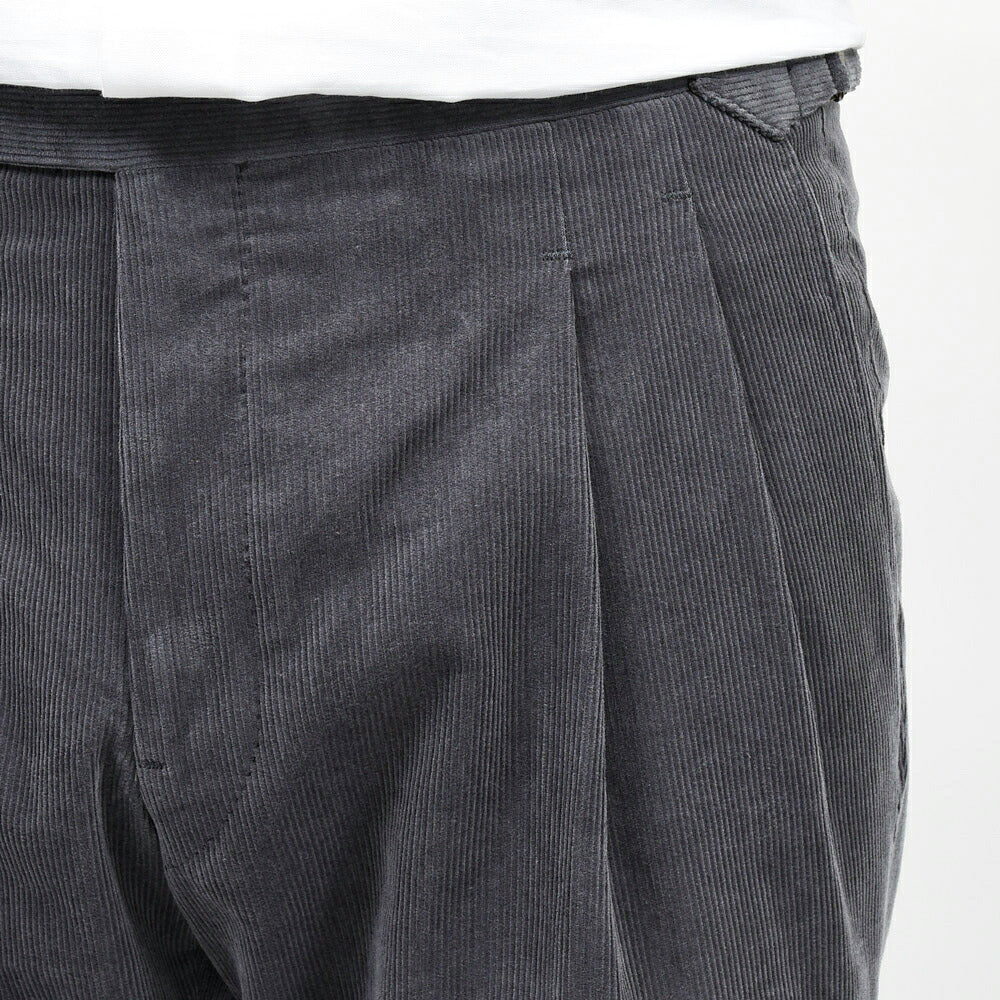 IGARASHI TROUSERS(五十嵐トラウザーズ) コットンコーデュロイサイドアジャスター2プリーツパンツ / ストレート 13052238187