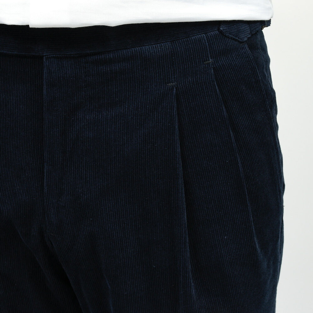IGARASHI TROUSERS(五十嵐トラウザーズ) コットンコーデュロイサイドアジャスター2プリーツパンツ / ストレート 13052238187