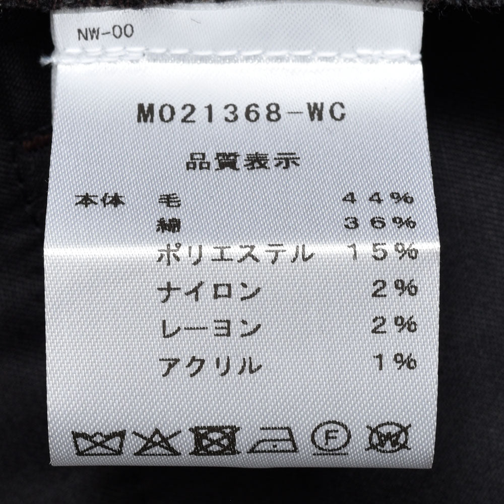 moncao(モンサオ) ウールコットングレンチェック1Pテーパードパンツ M021368-WC 13052400172