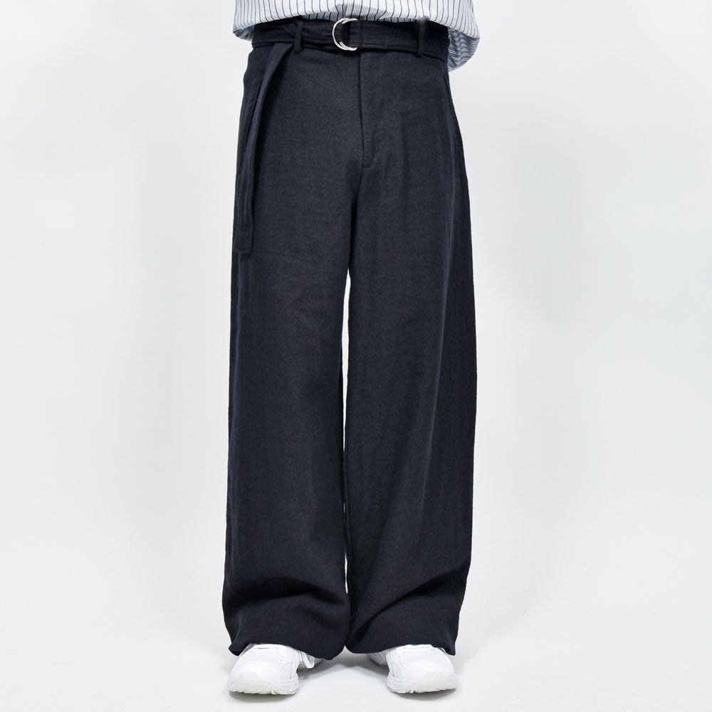 mando(マンド) リネンウールベルテッドパンツ 25398-002 13052401037