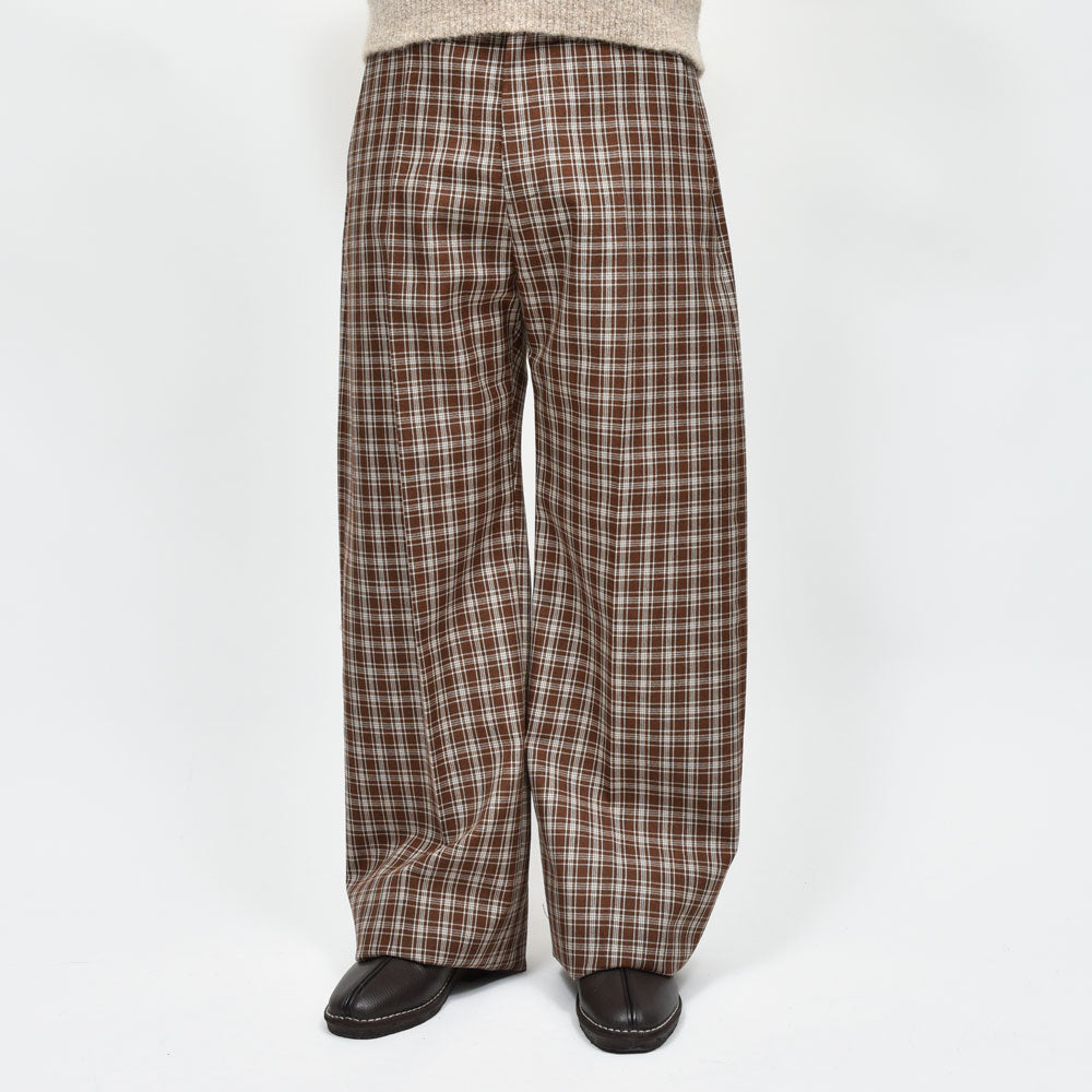 MARNI(マルニ) ウールチェックワイドパンツ PUMU0320U0 UTWA35 13052403138
