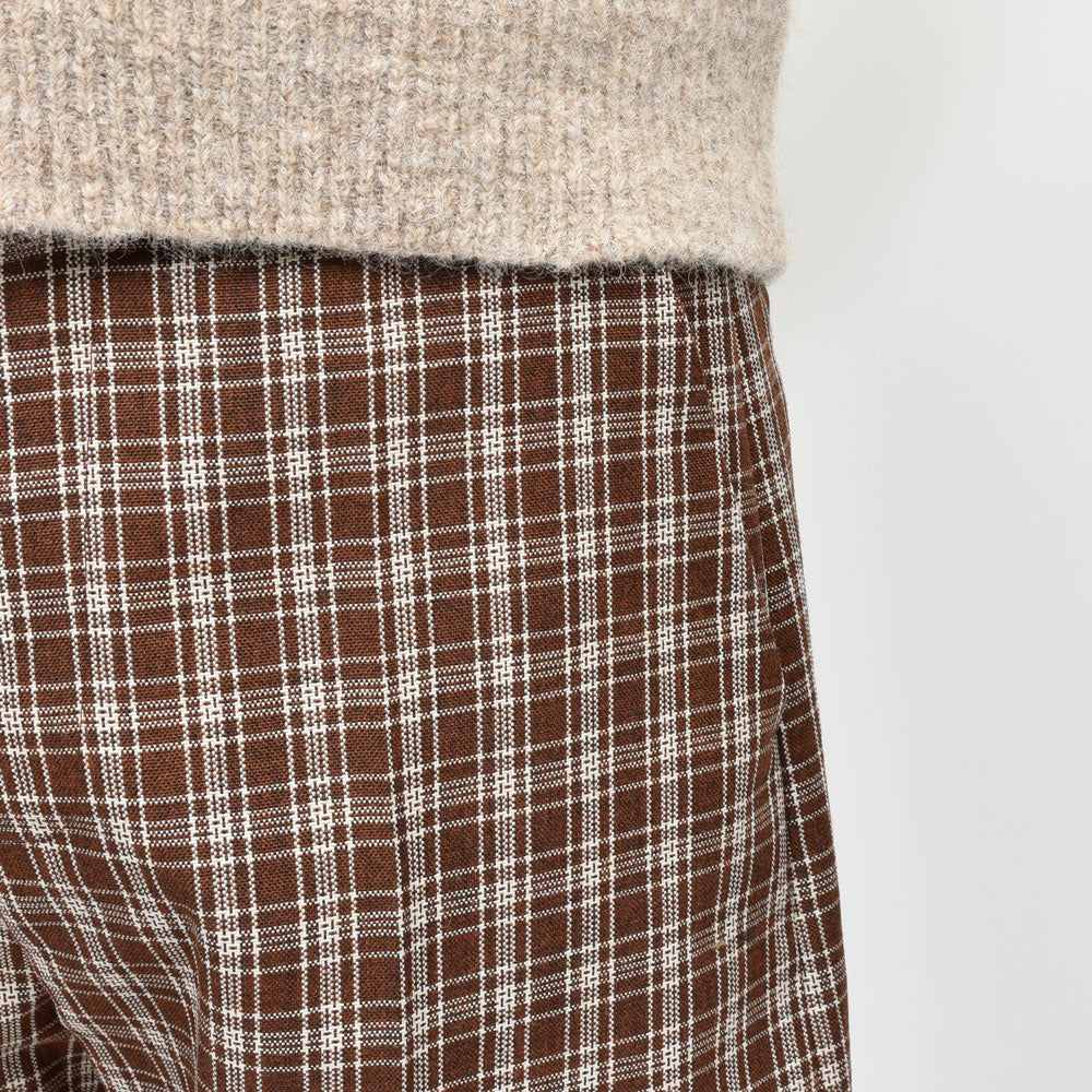 MARNI(マルニ) ウールチェックワイドパンツ PUMU0320U0 UTWA35 13052403138