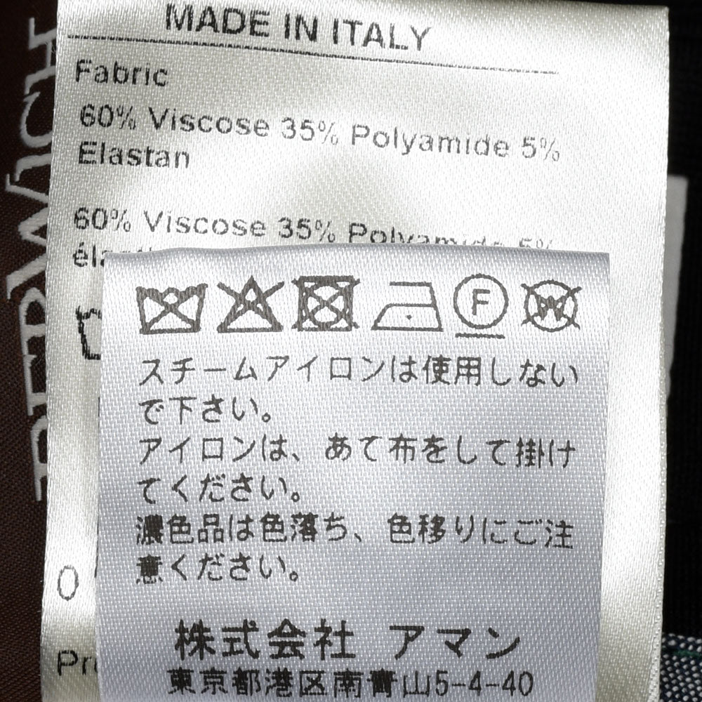 BERWICH(ベルウィッチ) SCOTCHスコッチ レーヨンナイロンジャージ2インプリーツクロップドパンツ GT1001X 13052600039