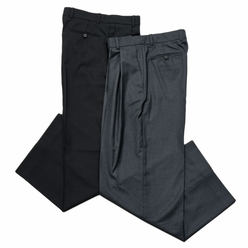 LA COLLECTION(ラ コレクション) ウールサージ2インプリーツワイドパンツ IRA TROUSERS genderless 13052701039