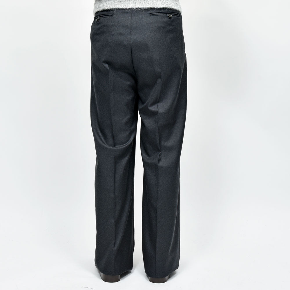 LA COLLECTION(ラ コレクション) ウールサージ2インプリーツワイドパンツ IRA TROUSERS genderless 13052701039
