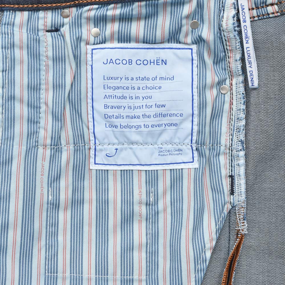 JACOB COHEN(ヤコブコーエン) NICKニック ウォッシュドレーヨンコットンストレッチスリムテーパードデニム 226-32241 13055002052