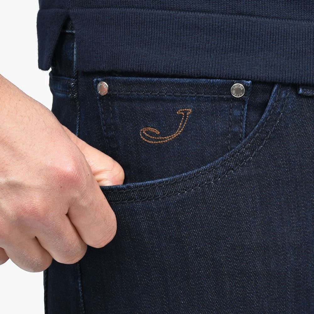 JACOB COHEN(ヤコブコーエン) NICKニック ウォッシュドレーヨンコットンストレッチスリムテーパードデニム 226-32241 13055002052