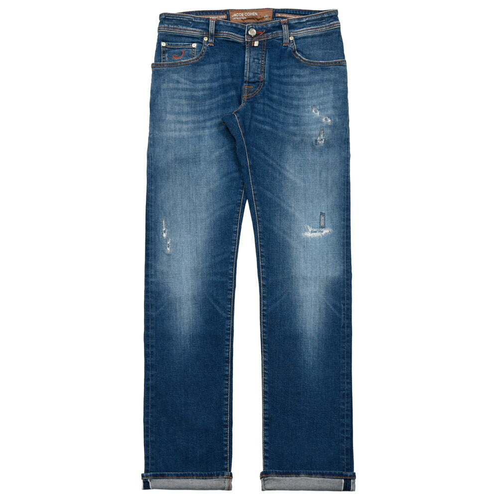JACOB COHEN(ヤコブコーエン) NICKニック LIMITED EDITION ウォッシュドコットンストレッチスリムテーパードセルビッジデニム 226-32279 13055008052