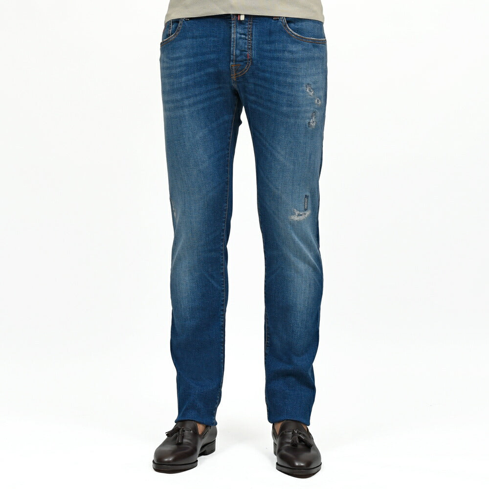 JACOB COHEN(ヤコブコーエン) NICKニック LIMITED EDITION ウォッシュドコットンストレッチスリムテーパードセルビッジデニム 226-32279 13055008052