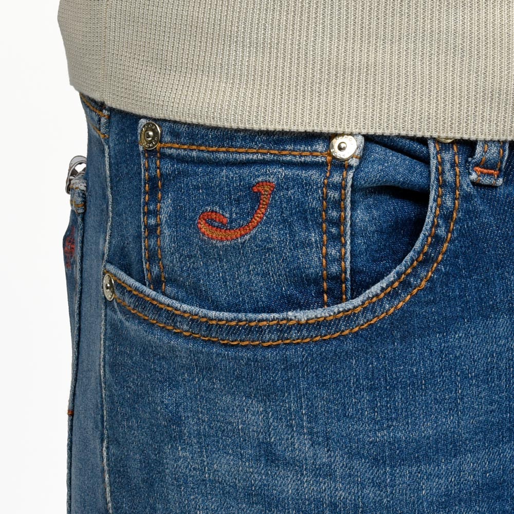 JACOB COHEN(ヤコブコーエン) NICKニック LIMITED EDITION ウォッシュドコットンストレッチスリムテーパードセルビッジデニム 226-32279 13055008052