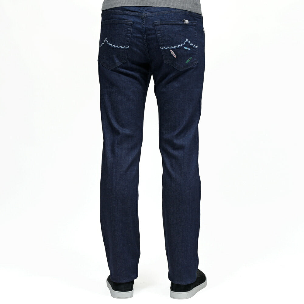 JACOB COHEN(ヤコブコーエン) BARDバード PREMIUM EDITION Sports Collection ウォッシュドコットンスリムテーパードデニム 226-32482 13055012052