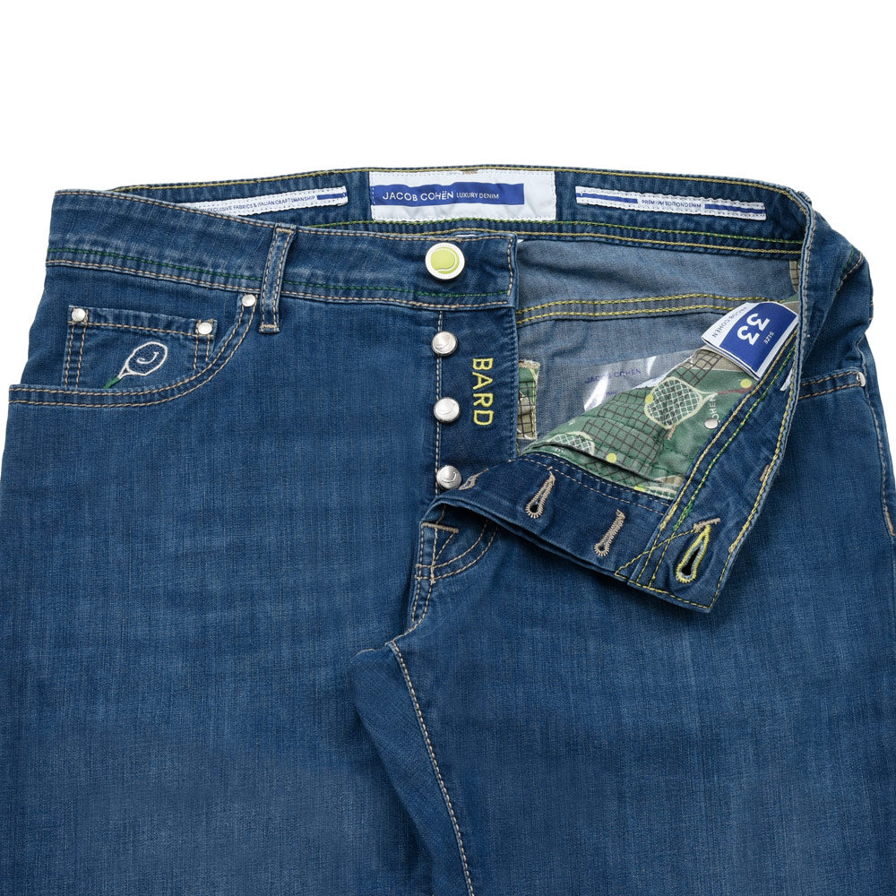 JACOB COHEN(ヤコブコーエン) BARDバード PREMIUM EDITION Sports Collection ウォッシュドコットンスリムテーパードデニム 226-32486 13055013052