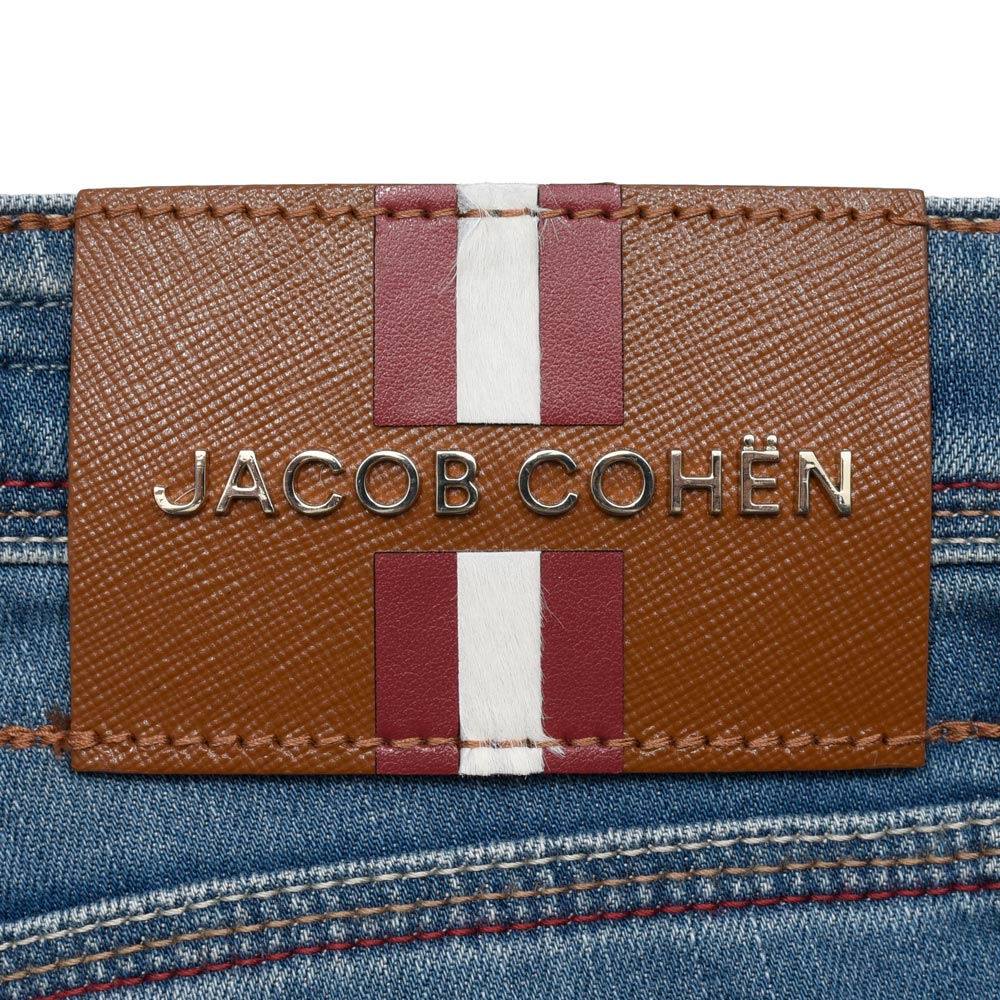 JACOB COHEN(ヤコブコーエン) BARDバード PREMIUM EDITION ウォッシュドコットンストレッチスリムテーパードデニム 226-32207 13055030052
