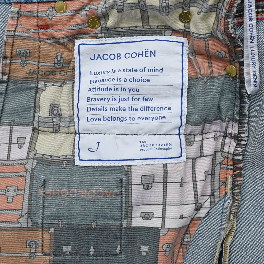 JACOB COHEN(ヤコブコーエン) BARDバード PREMIUM EDITION ウォッシュドコットンストレッチスリムテーパードデニム 226-32207 13055030052