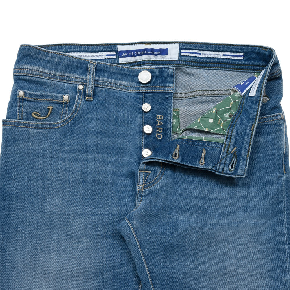 JACOB COHEN(ヤコブコーエン) BARDバード PREMIUM EDITION Sports Collection ウォッシュドコットンスリムテーパードデニム 226-32476 13055031052