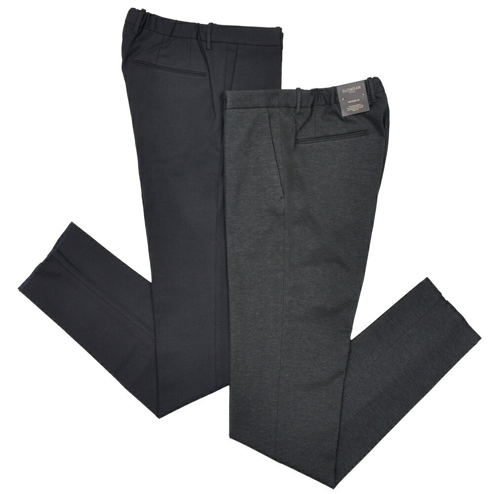 INCOTEX(インコテックス) ウォッシャブルテクノジャージバーズアイバックシャーリングパンツ / 84 470-41517(M) 13056302052