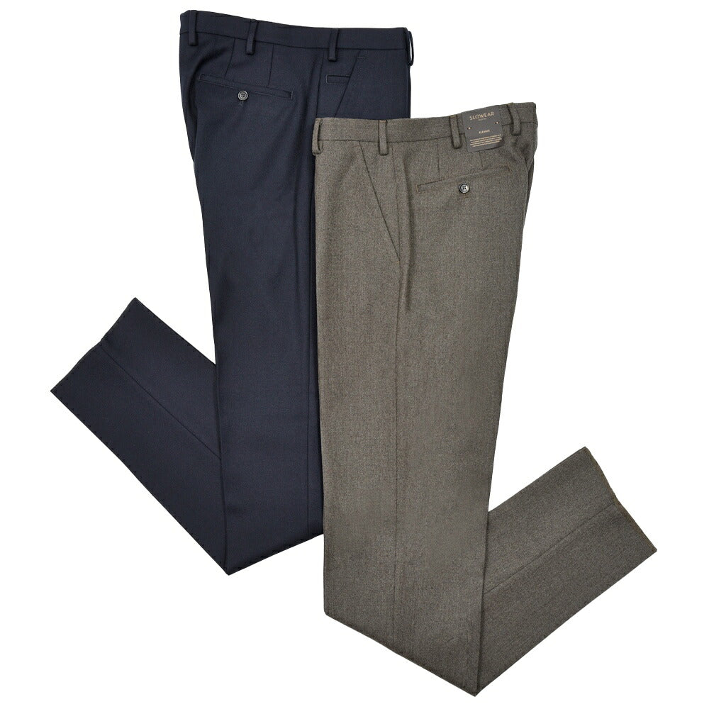 INCOTEX(インコテックス) ELEVATE STRAIGHT FIT ウールキャバリーツイルストレートフィットパンツ 470-41502(M) 13056310052