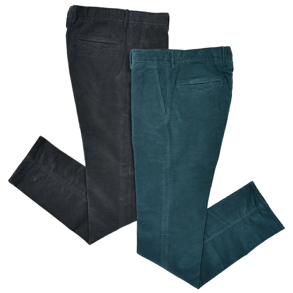 INCOTEX SLACKS(インコテックス スラックス) SLIM FIT ガーメントダイブラッシュドツイルストレッチチノテーパードパンツ 18S100/470-41551(M) 13056315052