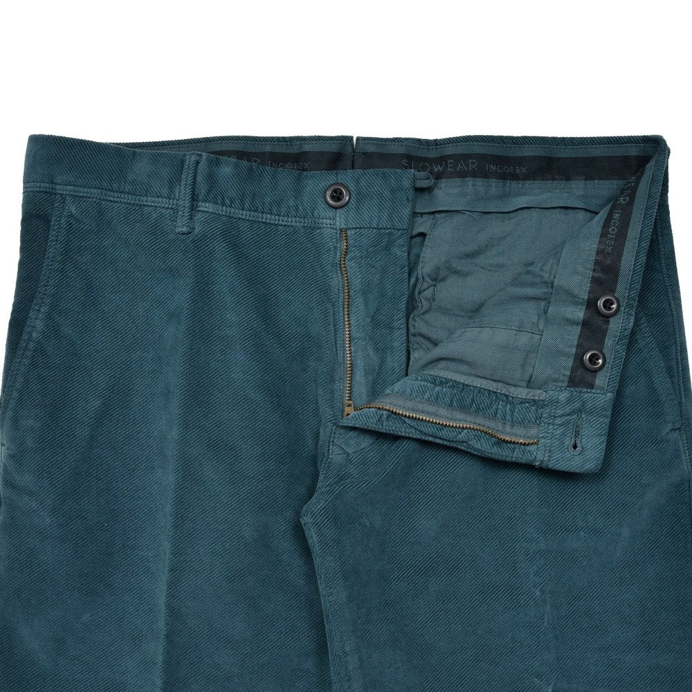 INCOTEX SLACKS(インコテックス スラックス) SLIM FIT ガーメントダイブラッシュドツイルストレッチチノテーパードパンツ 18S100/470-41551(M) 13056315052