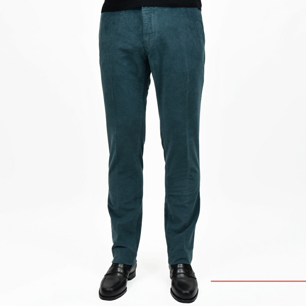 INCOTEX SLACKS(インコテックス スラックス) SLIM FIT ガーメントダイブラッシュドツイルストレッチチノテーパードパンツ 18S100/470-41551(M) 13056315052