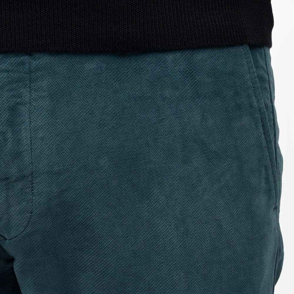 INCOTEX SLACKS(インコテックス スラックス) SLIM FIT ガーメントダイブラッシュドツイルストレッチチノテーパードパンツ 18S100/470-41551(M) 13056315052