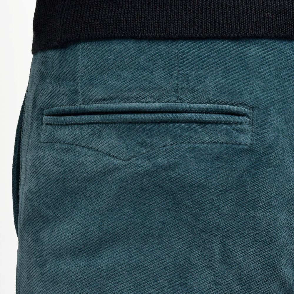 INCOTEX SLACKS(インコテックス スラックス) SLIM FIT ガーメントダイブラッシュドツイルストレッチチノテーパードパンツ 18S100/470-41551(M) 13056315052
