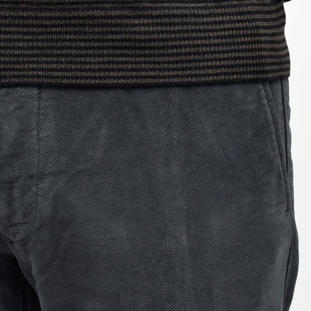 INCOTEX SLACKS(インコテックス スラックス) SLIM FIT ガーメントダイブラッシュドツイルストレッチチノテーパードパンツ 18S100/470-41551(M) 13056315052