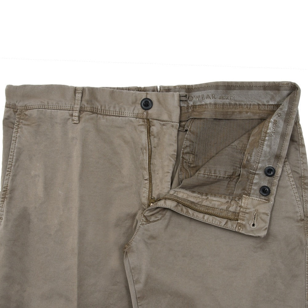 INCOTEX SLACKS(インコテックス スラックス) SLIM FIT ガーメントダイオーガニックコットンストレッチチノテーパードパンツ 18S100/9664C/51601 13061001052