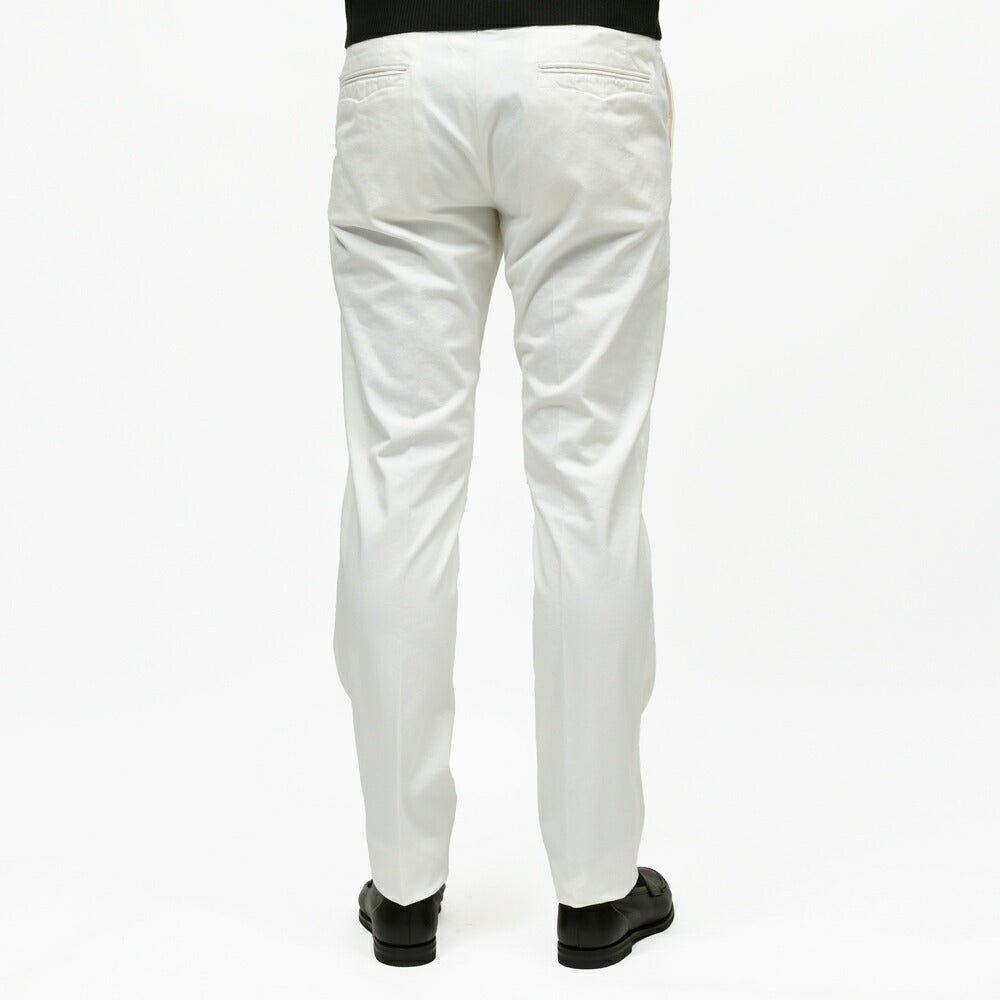 INCOTEX SLACKS(インコテックス スラックス) SLIM FIT ガーメントダイオーガニックコットンストレッチチノテーパードパンツ 18S100/9664C/51601 13061001052