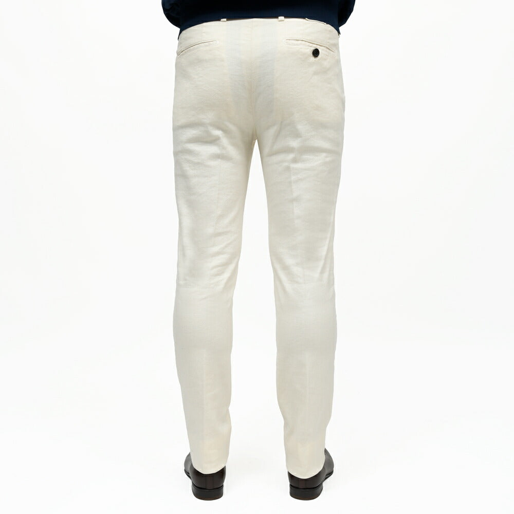 BERWICH(ベルウィッチ) JMORELLO Jモレッロ ガーメントダイリネンコットンストレッチスリムテーパードパンツ JMORELLO-GD-OL0621X 13061013039
