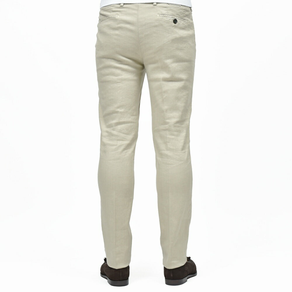 BERWICH(ベルウィッチ) JMORELLO Jモレッロ ガーメントダイリネンコットンストレッチスリムテーパードパンツ JMORELLO-GD-OL0621X 13061013039