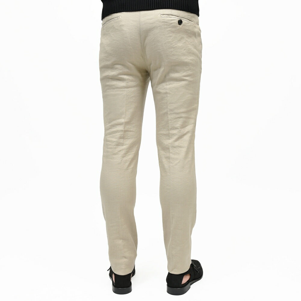 BERWICH(ベルウィッチ) JMORELLO Jモレッロ ガーメントダイリネンコットンストレッチスリムテーパードパンツ JMORELLO-GD-OL0621X 13061013039