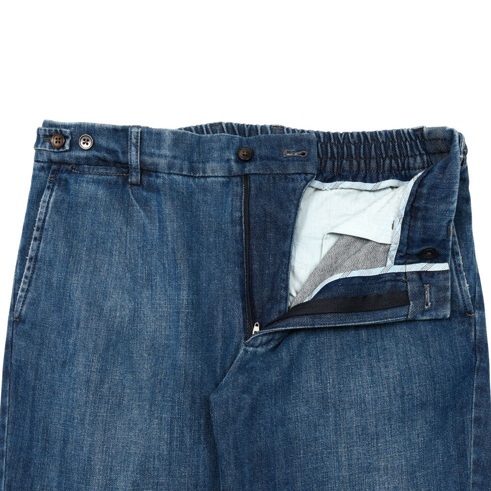 BERWICH(ベルウィッチ) BERTOベルト ウォッシュドデニム1プリーツバックシャーリングテーパードパンツ BERTO-GD-DNM1 13061015039