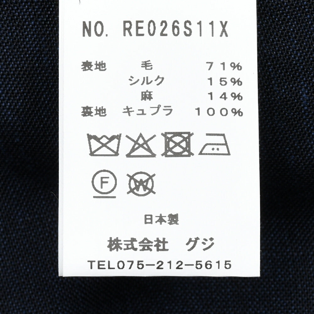 guji(グジ) トライブレンドフレスコ1プリーツパンツ MADE BY RING JACKET / Loro Piana - SUMMERTIME 13061201028