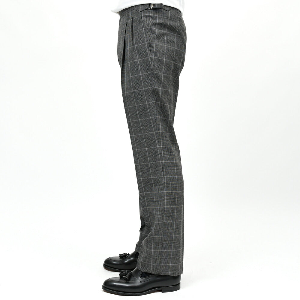 IGARASHI TROUSERS(五十嵐トラウザーズ) ウールオーバーチェック2Pパンツ / ストレート 13061202187