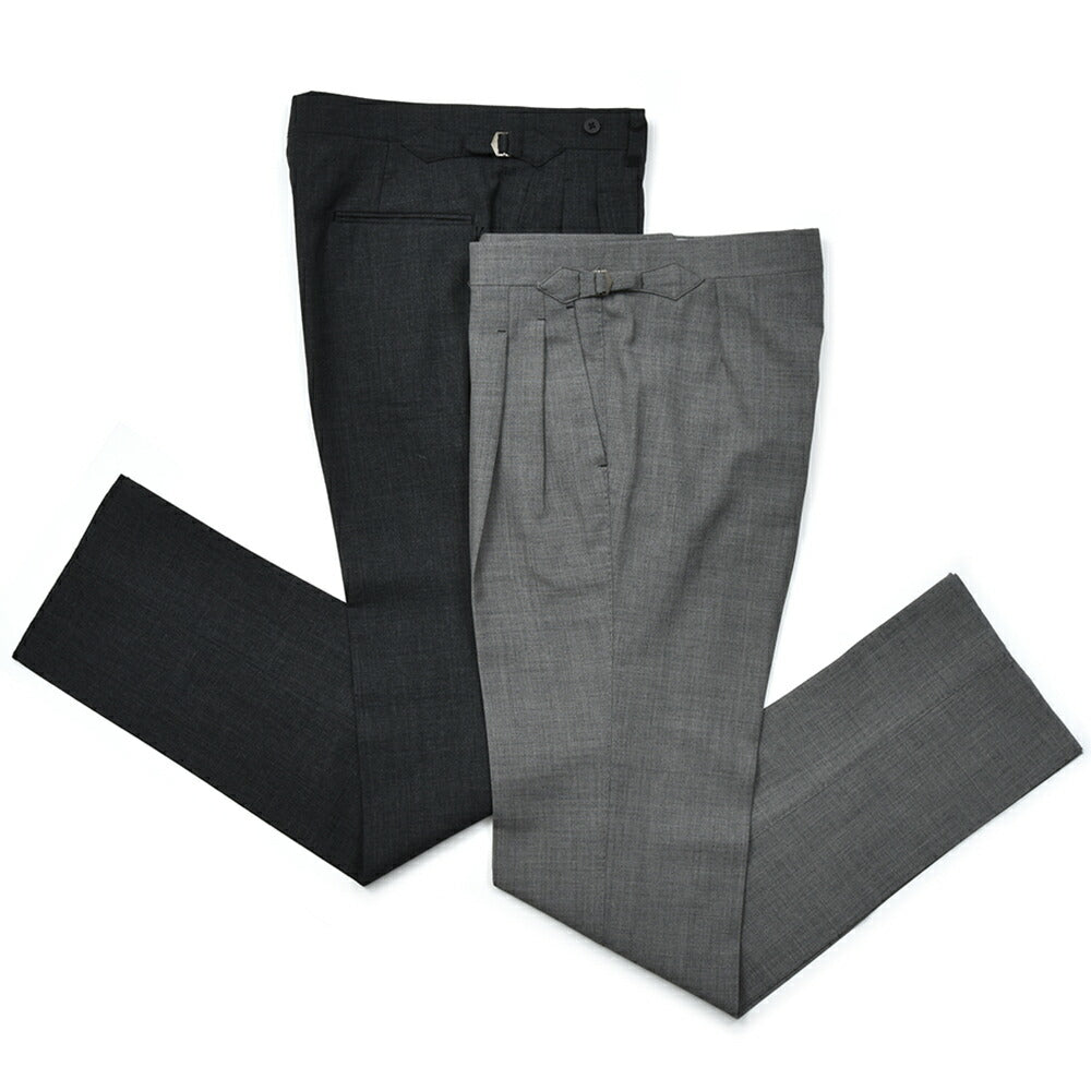 IGARASHI TROUSERS(五十嵐トラウザーズ)ウールフレスコ2Pサイドアジャスターパンツ / ストレート 13061203187