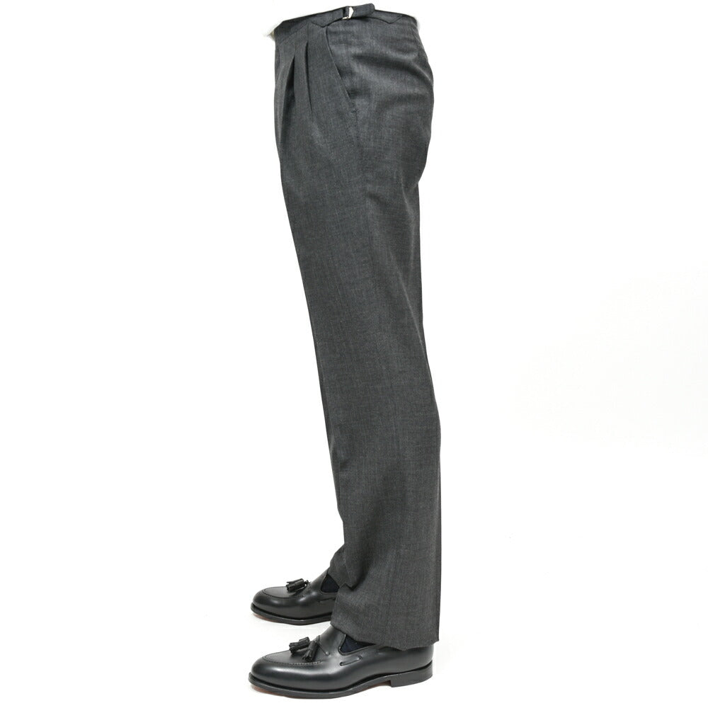 IGARASHI TROUSERS(五十嵐トラウザーズ)ウールフレスコ2Pサイドアジャスターパンツ / ストレート 13061203187