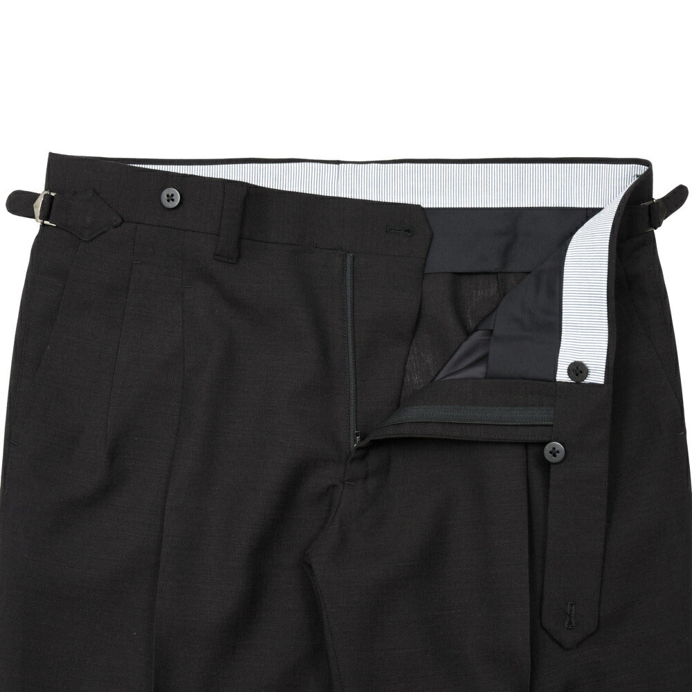 IGARASHI TROUSERS(五十嵐トラウザーズ)ウールフレスコ2Pサイドアジャスターパンツ / ストレート 13061204187