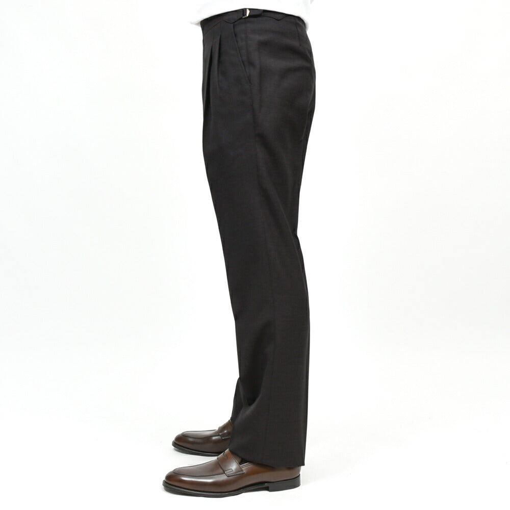 IGARASHI TROUSERS(五十嵐トラウザーズ)ウールフレスコ2Pサイドアジャスターパンツ / ストレート 13061204187