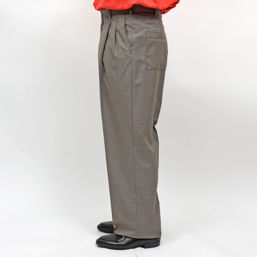 Belvest(ベルベスト) ウール2Pワイドパンツ A56-3339/GJ 13061400020