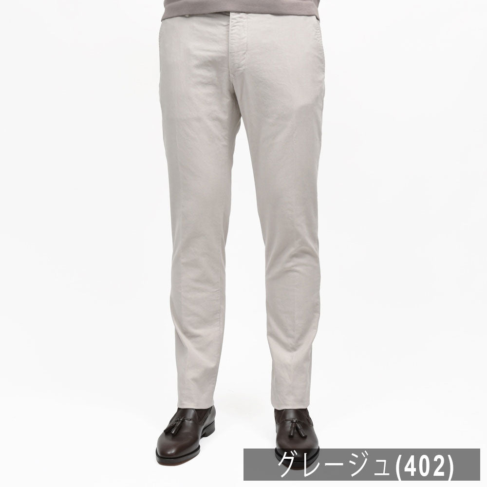 INCOTEX SLACKS(インコテックス スラックス)SLIM FIT ガーメントダイオーガニックコットンストレッチチノテーパードパンツ 18S100-4611E/61521 13062002052