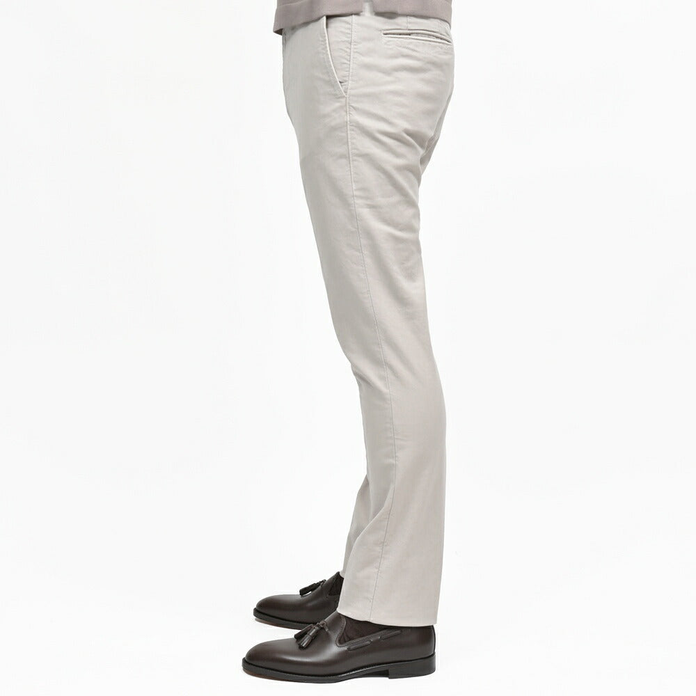 INCOTEX SLACKS(インコテックス スラックス)SLIM FIT ガーメントダイオーガニックコットンストレッチチノテーパードパンツ 18S100-4611E/61521 13062002052
